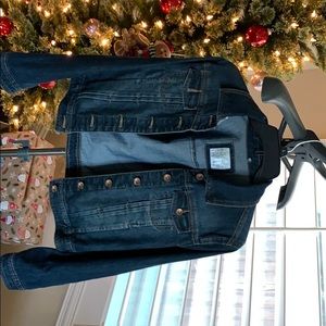 Justice brand SZ 16 little girls jean jacket.